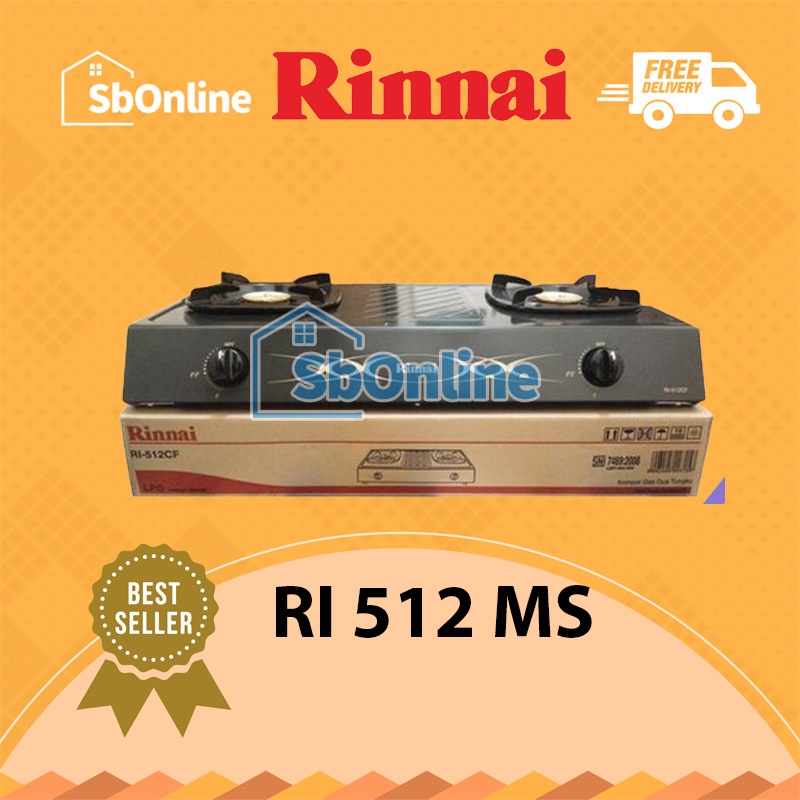 Rinnai Kompor Gas RI 512 MS 2 Tungku