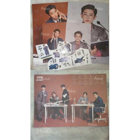 SG2021 EXO CHANYEOL DAN CALENDAR