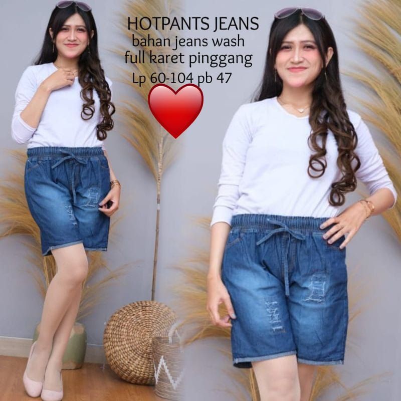 Celana Pendek Jeans 3/4