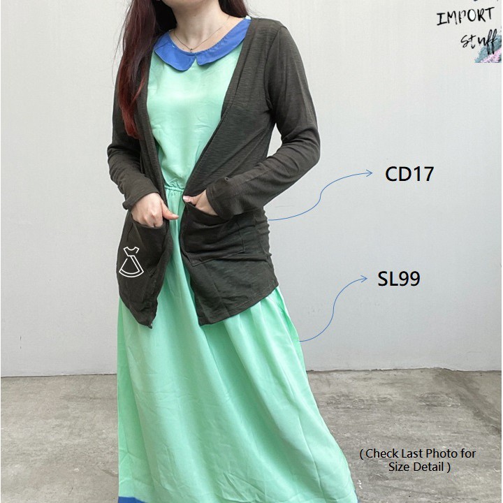 SL99 - DRESS CASUAL MAXI SLEEVELESS WANITA