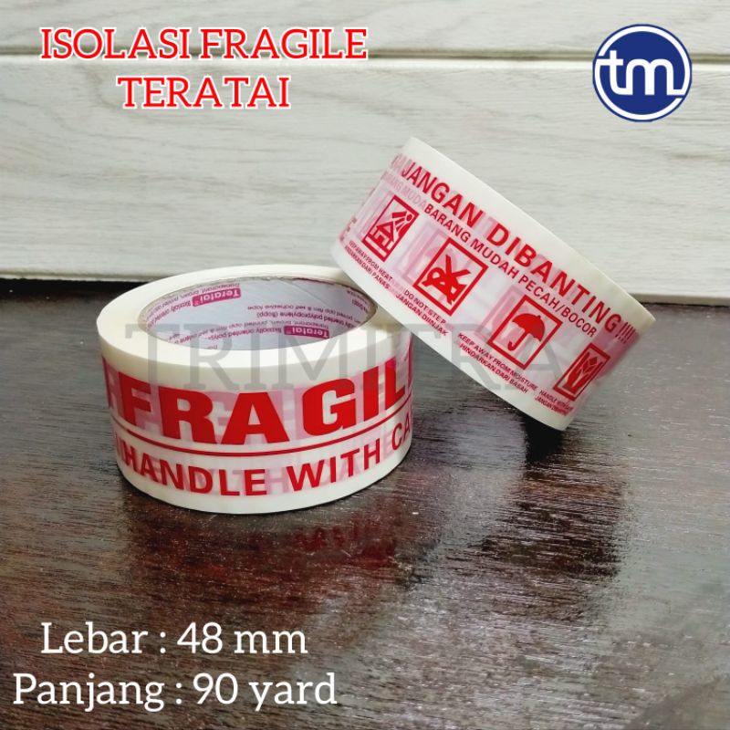 

ISOLASI LAKBAN FRAGILE PUTIH TERATAI 2 INCH 100 YARD HANDLE WITH CARE