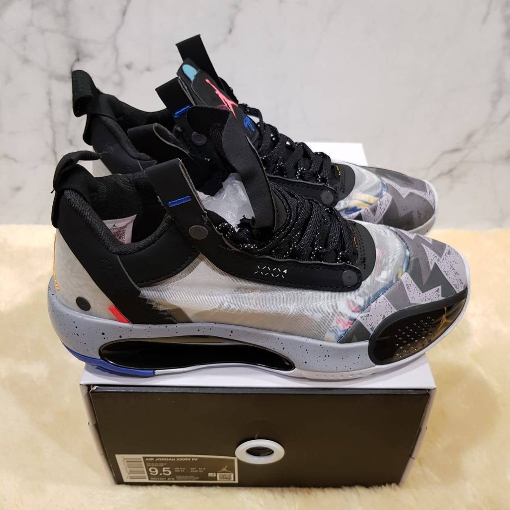 Sepatu Nike Air Jordan 34 Low Print Colorways Premium Shopee Indonesia