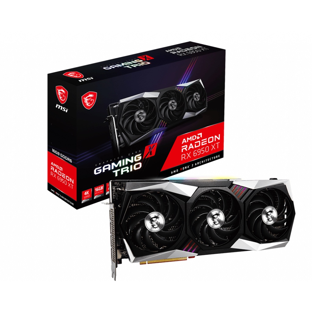 VGA MSI Radeon RX 6950 XT GAMING X TRIO 16G | RX 6950XT 16GB GDDR6