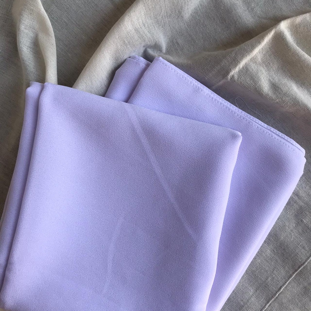 Pashmina Diamond Stretch Italiano / Pashmina Diamond / Jilbab Pashmina-Putih