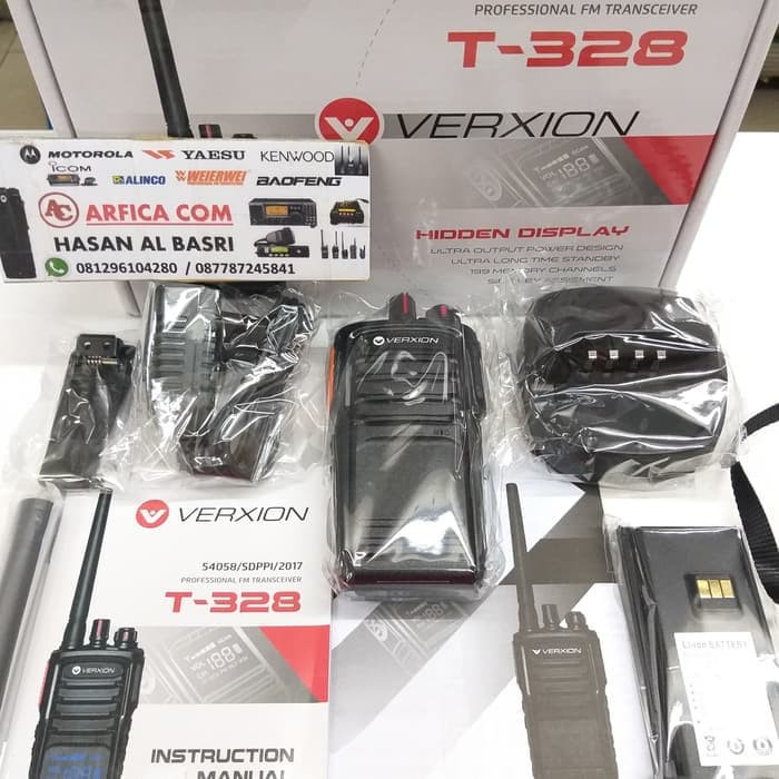 HT VERXION T-328 VHF DIGITAL - HT VERXION T 328 ORIGINAL MURAH