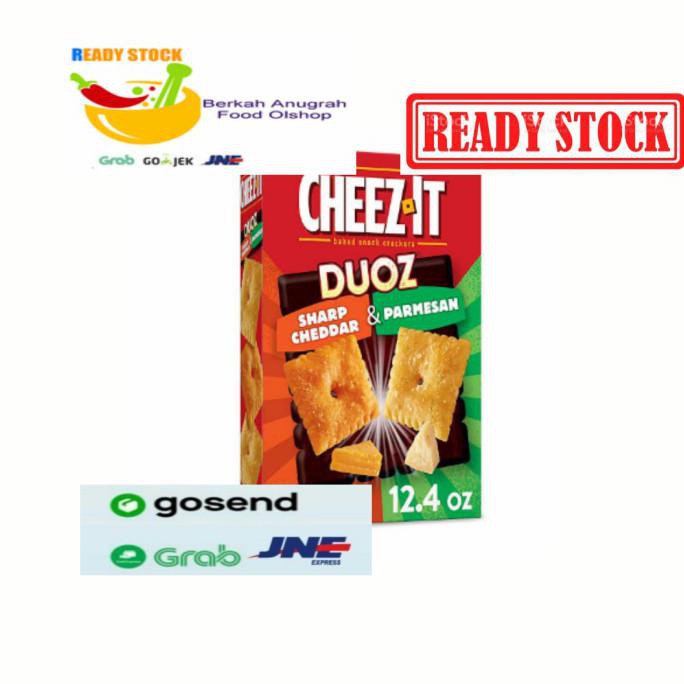 

PROMO CHEEZ-IT DUOZ SHARP CHEDDAR AND PARMESAN BAKED SNACK CRACKERS 351G