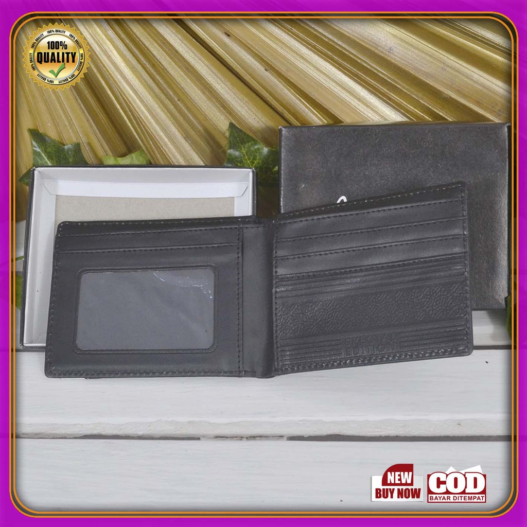 3.3 MEN SALE!! Dompet Pria + BOX Dompet Polos  best Quality COD