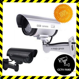 Dummy CCTV Dumy Palsu Fake Replika Kamera Tiruan Security Simulasi OUTDOOR