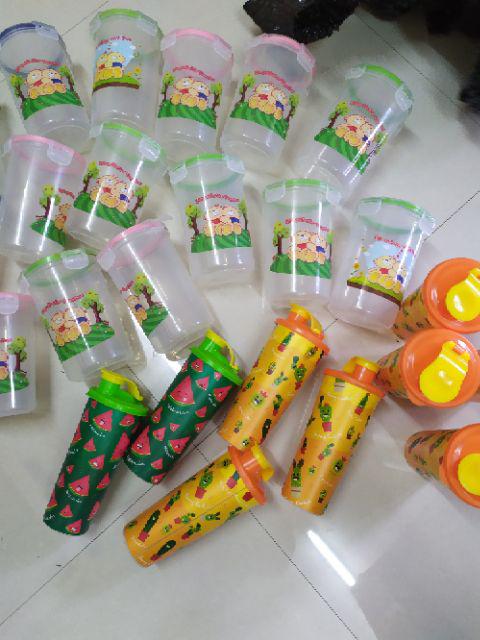 Parcel Bingkisan Snack + Lunch Box & Gelas Lemony Kemasan Ultah