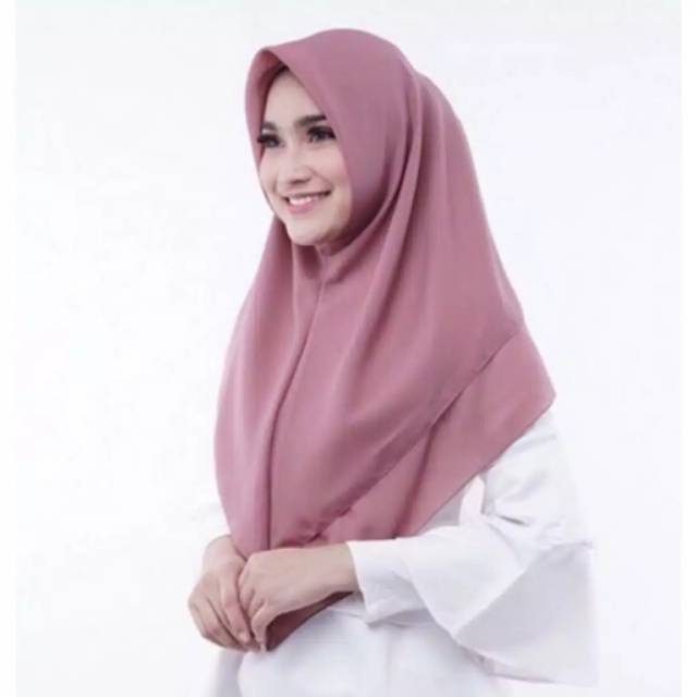 Jilbab instan 2 layer delia instan bahiraah