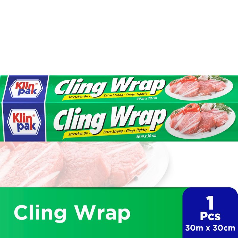 KLINPAK cling wrap BOX/REFFIL 30 X 30 CM pembungkus makanan