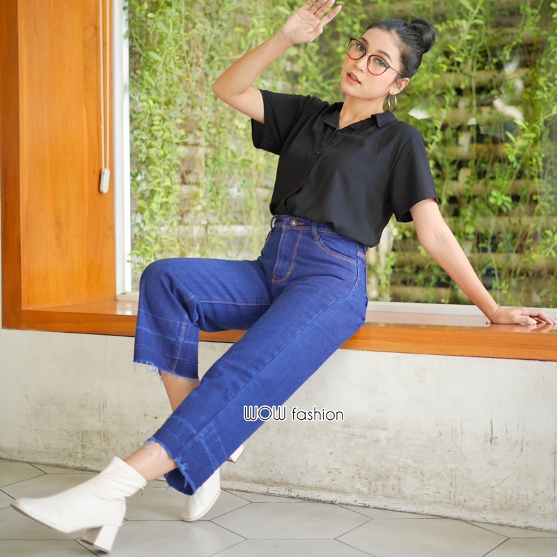 VOLCA YASMIN KULOT JEANS WANITA