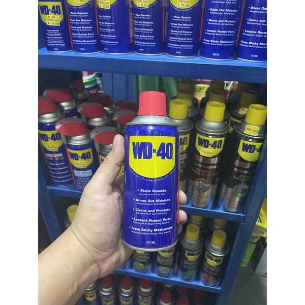 WD 40 277ML/ lubrican pelumas WD40 kemasan 277 ML/cairan penghilang karat WD-40