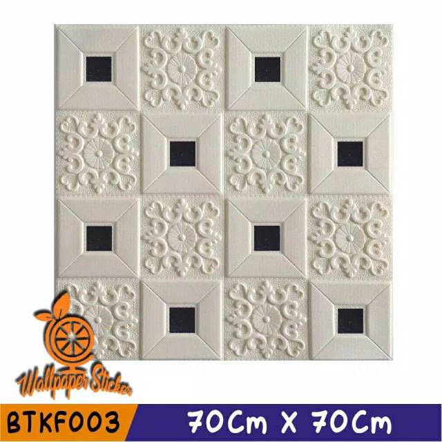 COD Wallpaper 3D Modern Batik Kubik Foam Stiker-2