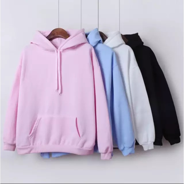 ModisFashion Sweater Atasan Wanita Lengan Panjang Hoodie King Polos  Babyterry | Shopee Indonesia