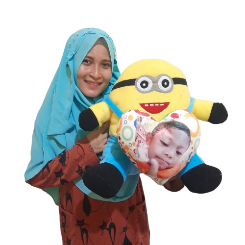 TERMURAH Boneka MINION XL 45cm bisa UKIR NAMA PO 2 HARIAN SAJA