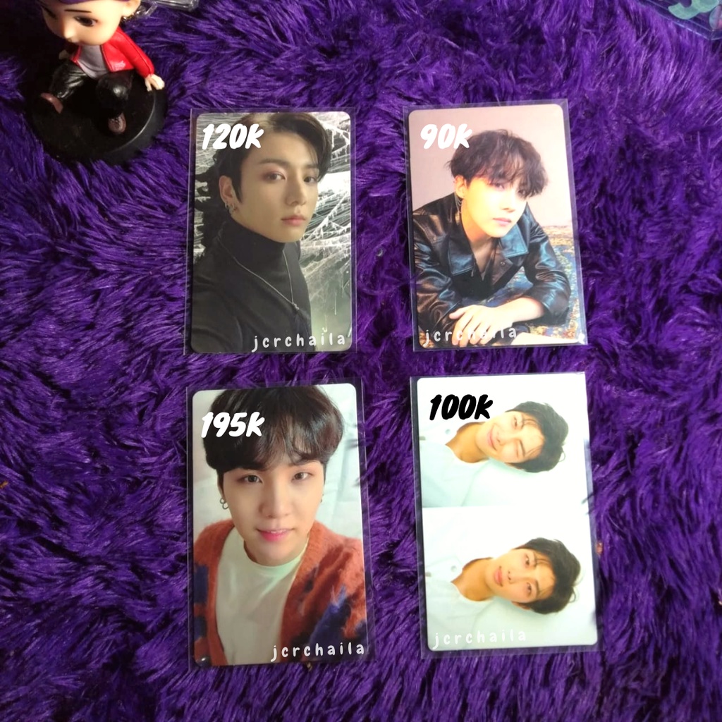 PC PHOTOCARD JUNGKOOK MOOTS 7 VER 2 JHOPE TEAR O SUGA POB BE ESSENTIAL EDITION RM NAMJOON TEAR R