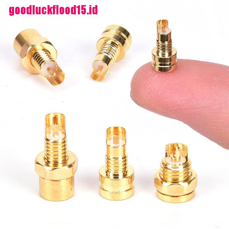 (LUCKID) 1pc Konektor MMCX Female Solder PCB Mount Pin IE800 DIY