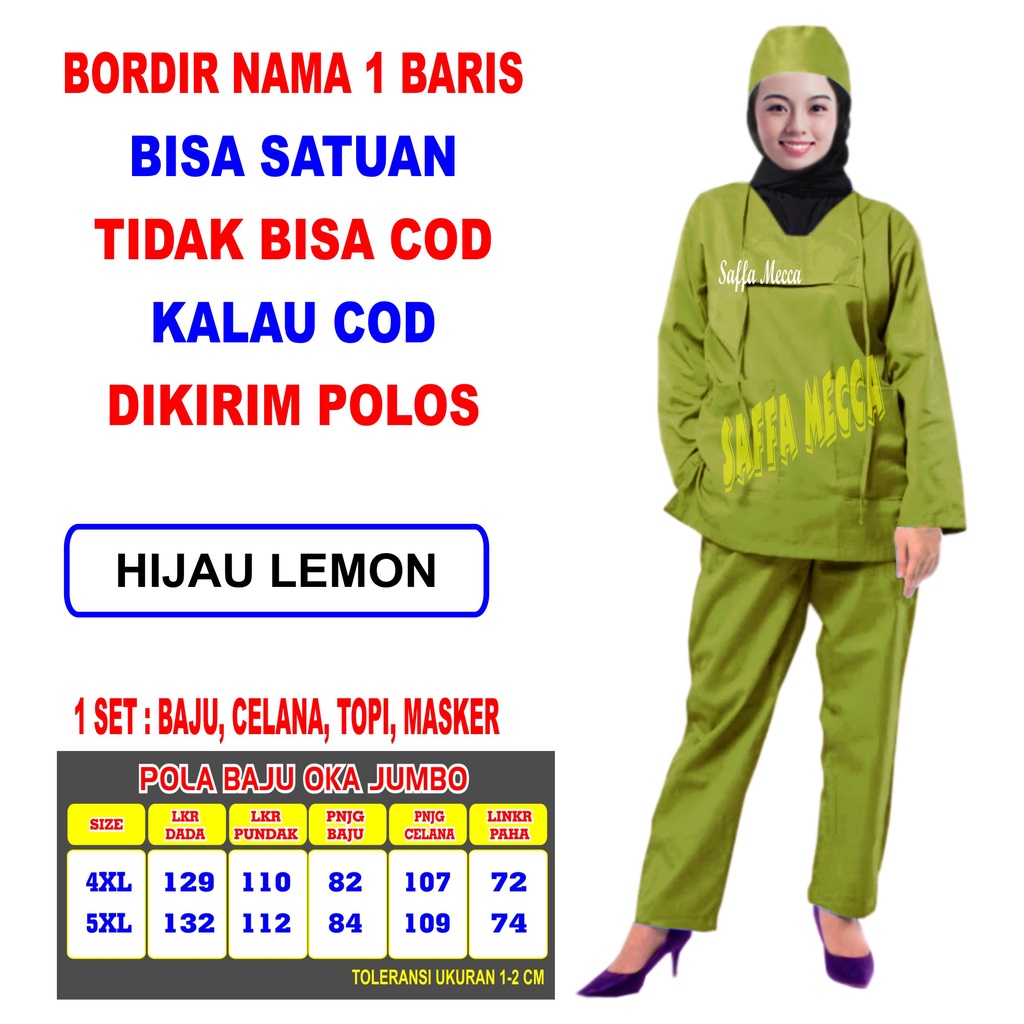 JUMBO BORDIR BAJU OKA  JUMBO BORDIR OKA  LENGAN PANJANG