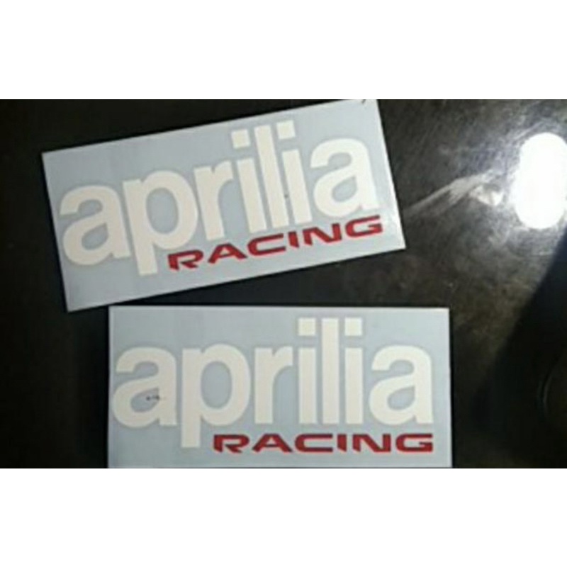 STICKER STIKER MOTOR HELM CUTTING APRILIA RACING