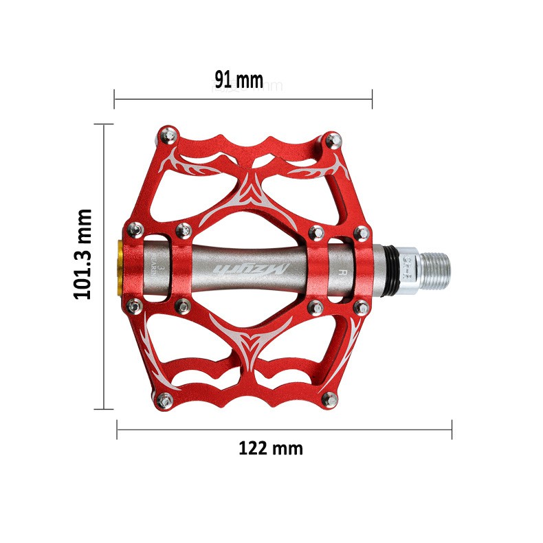 Pedal MZYRH Pedal Sepeda Gunung Dengan 3 Bearing Ultralight Aluminium