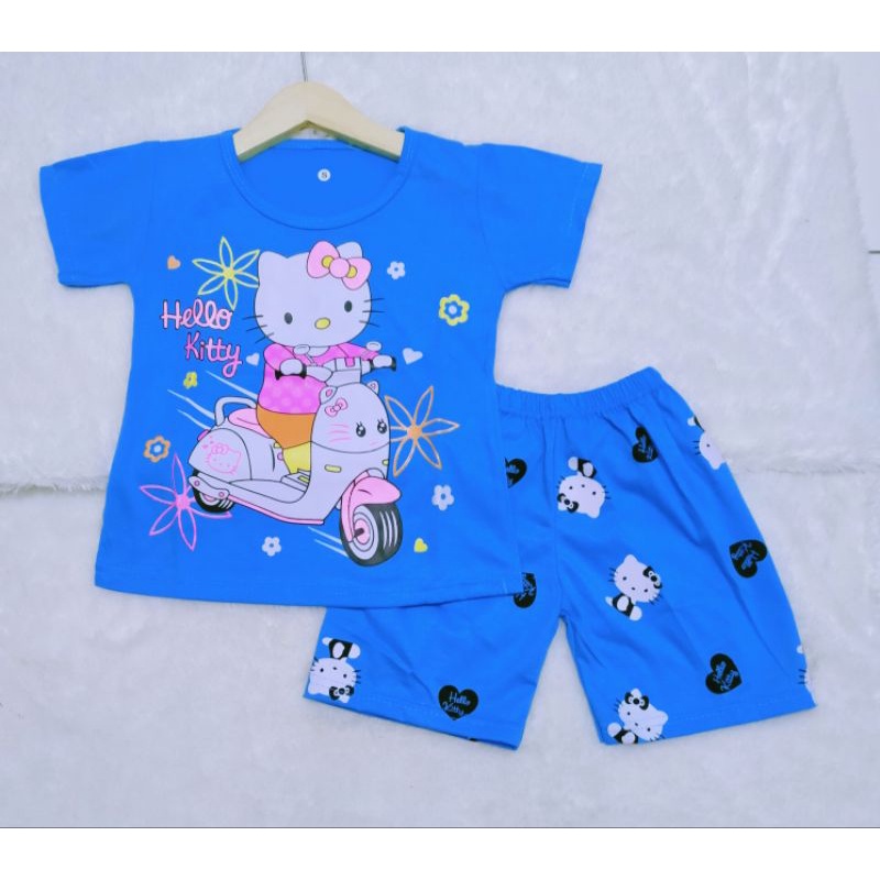Setelan Anak Perempuan Hello Kitty 2-9 Tahun-1