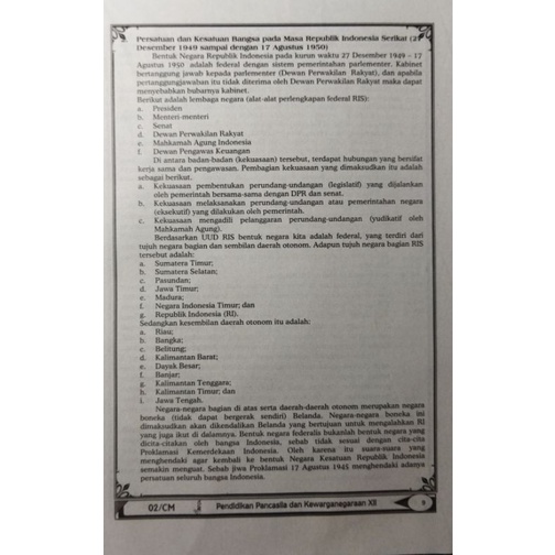 LKS Pendidikan Pancasila Dan kewarganegaraan PPKN SMA / SMK KELAS 12 Semester 2 l mentari-2