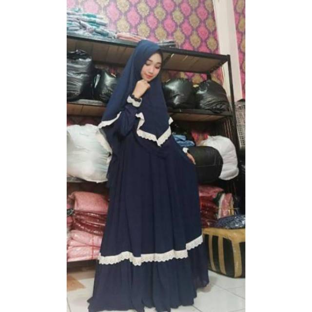 AINA SYARI GAMIS CERUTY MIX RENDA