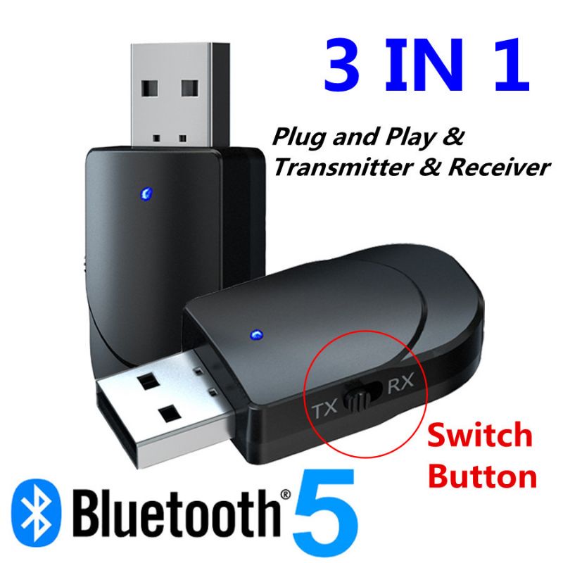 AUX Audio Bluetooth USB Audio Bluetooth 5.0 Transmitter &amp; Receiver / dongle bluetooth  Audio / Bluetooth Speaker / Bluetooth Mobil / Bluetooth Audio / Bluetooth Music