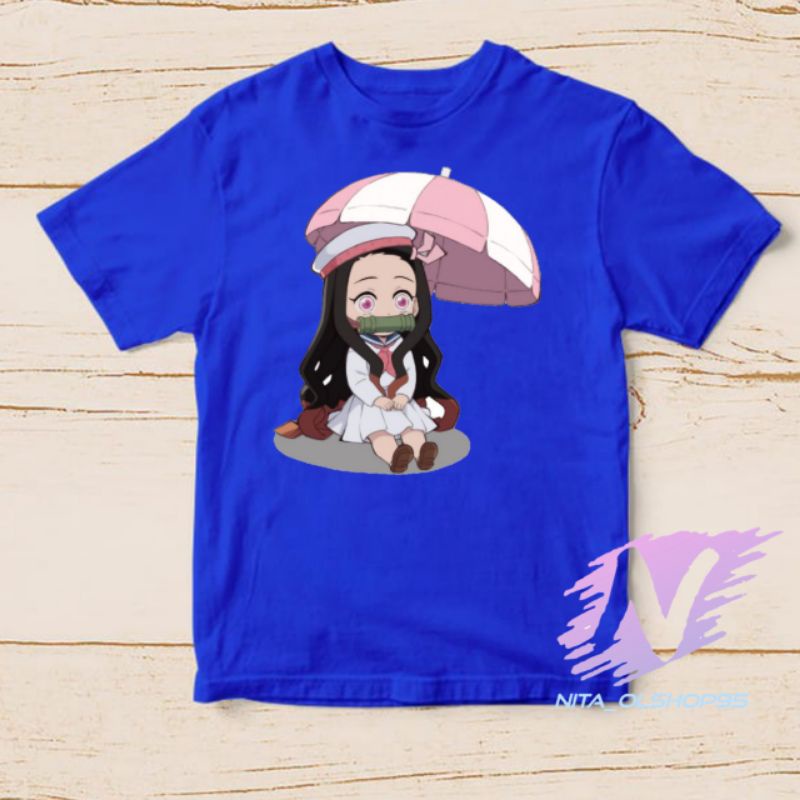 nezuko chibi kaos anak nezuko kamado kimetsu yaiba