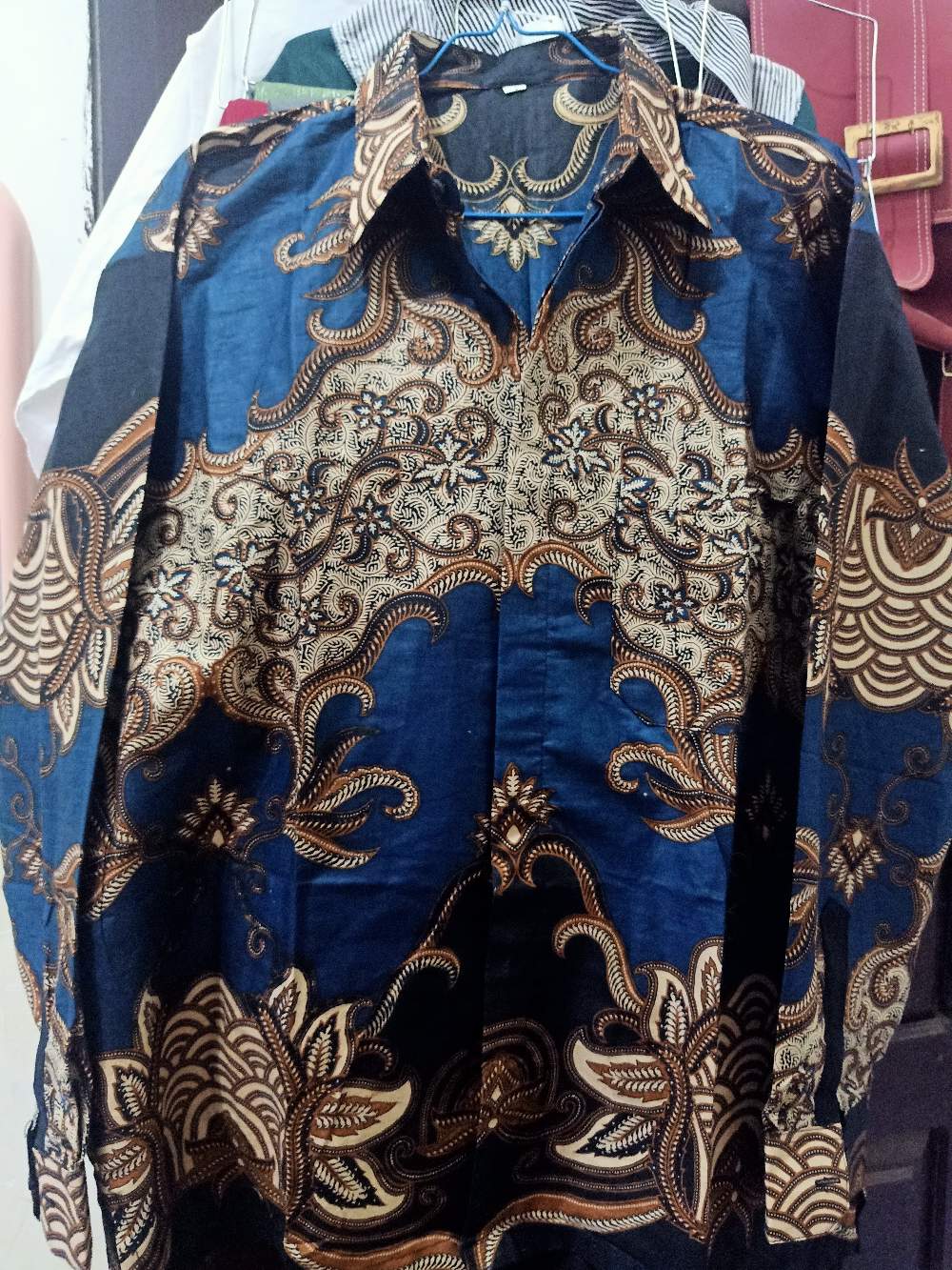 Kemeja Batik Pria Lengan Panjang Big Size Jumbo M.l.xl.xxl.3xl.4xl.5xl.6xl.7xl.8xl.9xl.10xl