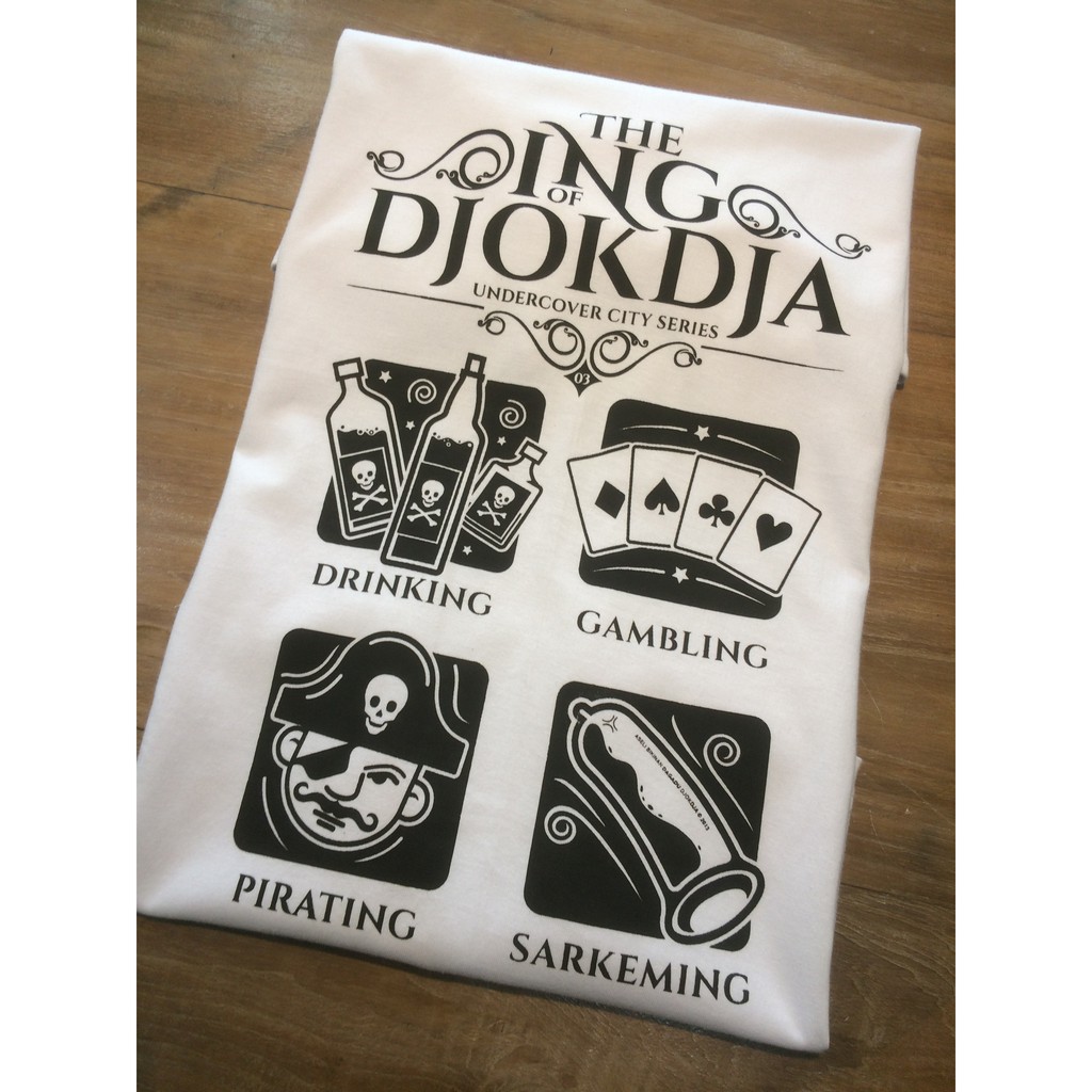 KAOS DAGADU JOGJA ASLI LUCU KATA-KATA DISTRO PRIA - UNDERCOVER