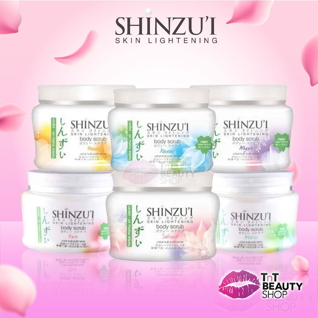 Jual Shinzu'i Skin Lightening Body Scrub 110gr 200gr Lulur
