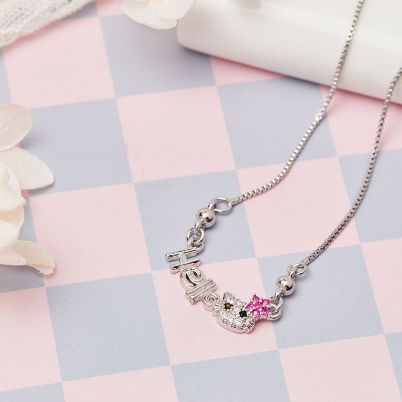 Kalung Anak Hello Kitty silver Anti Karat Kalung Murah Untuk Anak