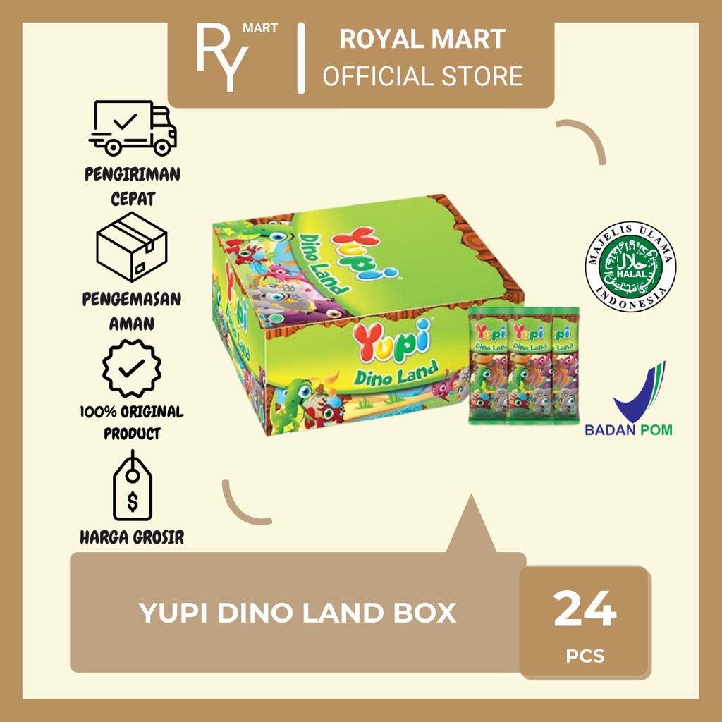 

Permen Yupi Dino Land Box 24's