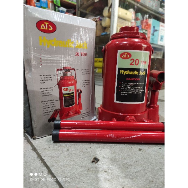 dongkrak botol ATS 20ton/dongkrak mobil ATS 20ton hydraulic jack 20ton