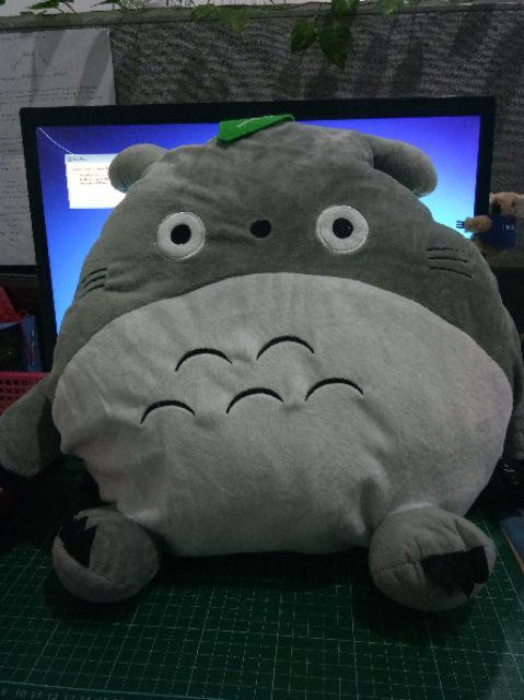 Bantal Selimut (balmut)/boneka Selimut Totoro Daun Lucu Unik Terbaru
