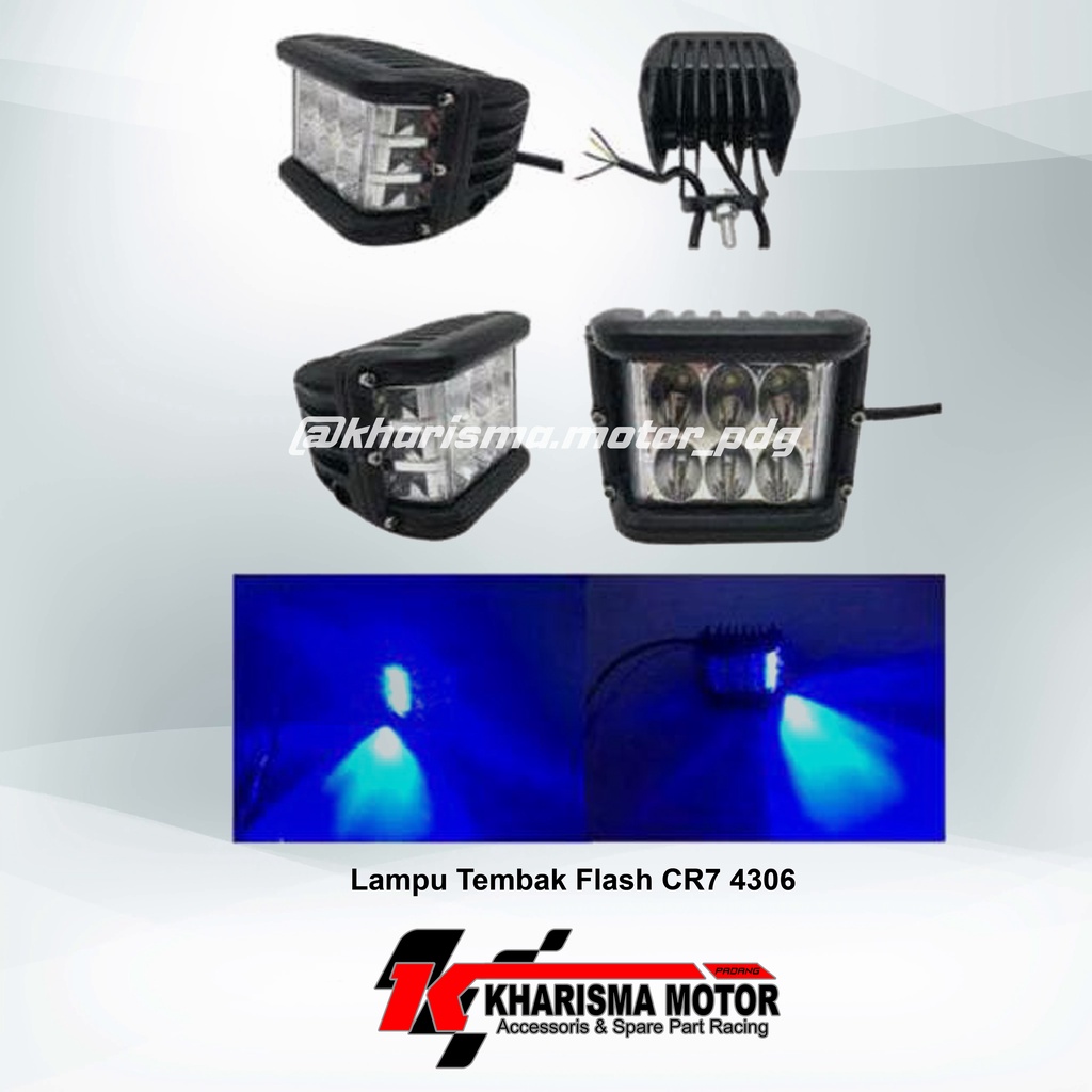 LAMPU TEMBAK CR7 CR-4306