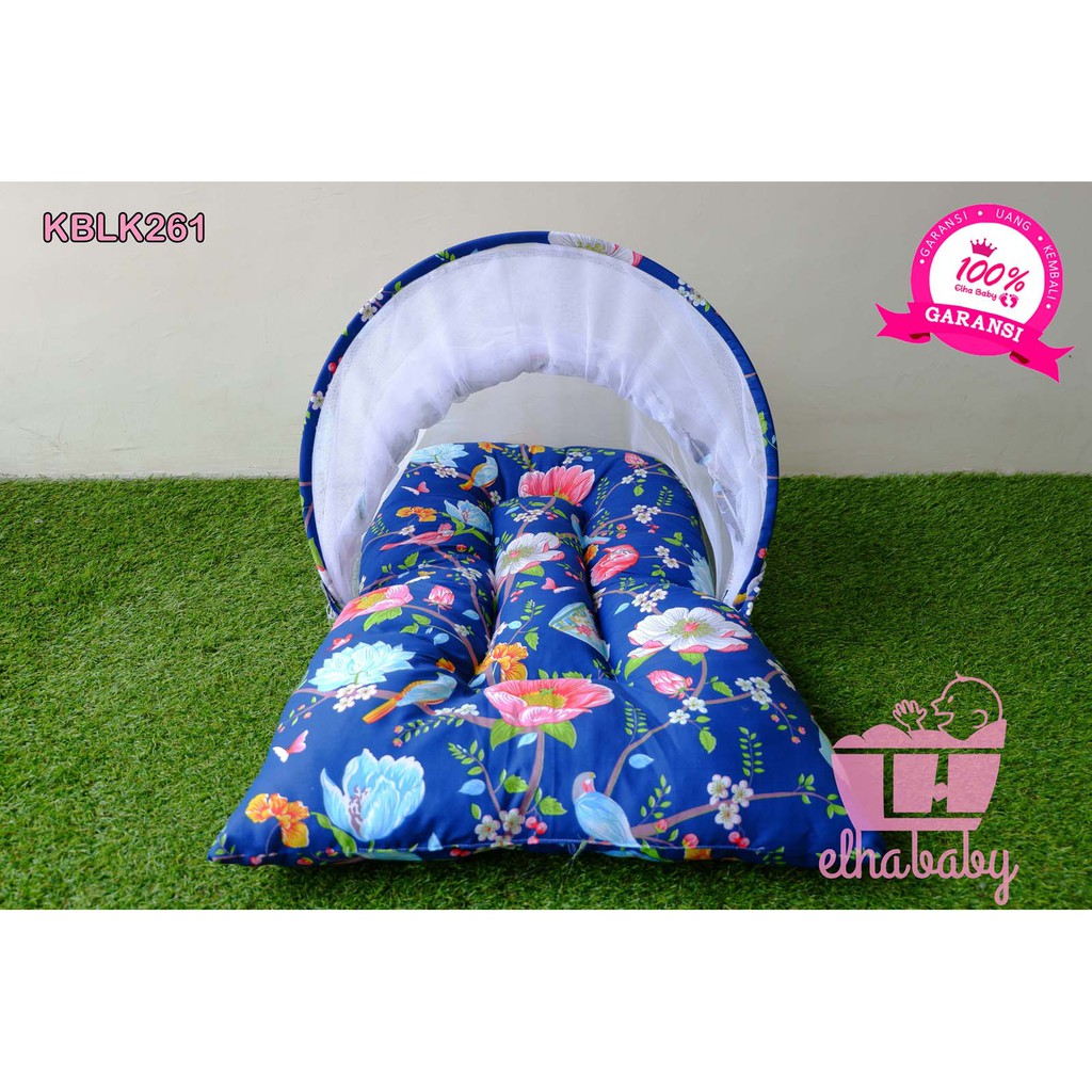 Kasur Bayi Baru Lahir Set Kelambu Lipat Murah | Paket Produk Perlengkapan Tempat Tidur Baby Newborn