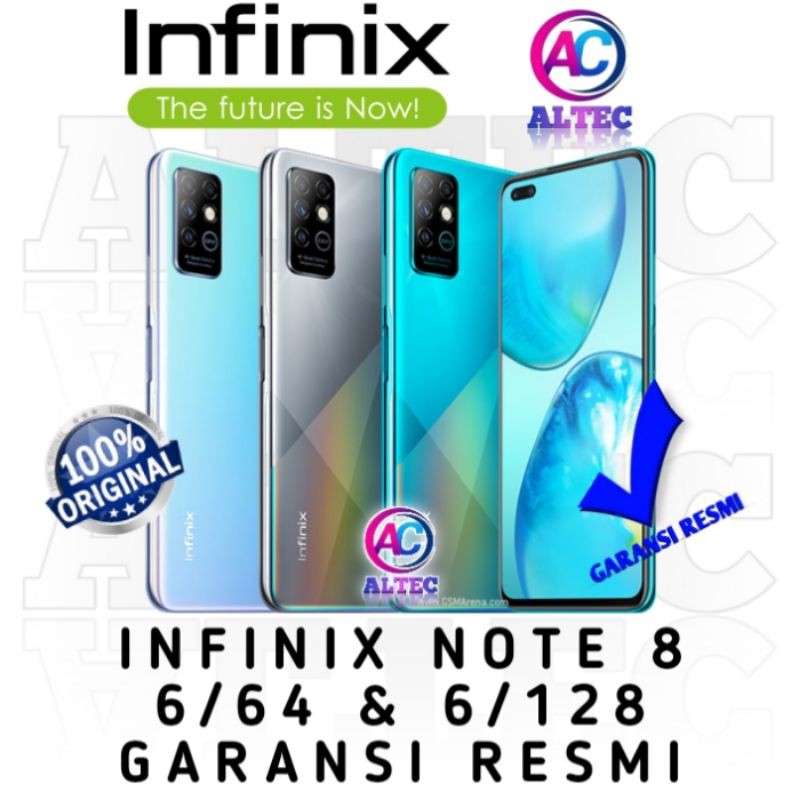 iNfinix Note 8 6/64 &amp; 6/128 GARANSI RESMI