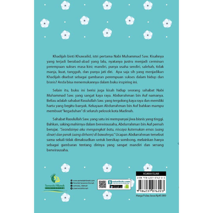 Buku Bisnis Inspirasi Sukses Khadijah Ra.-1