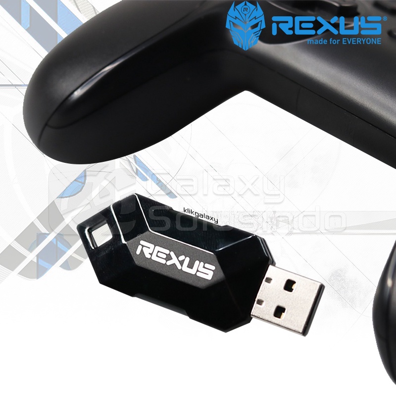 Rexus Gladius GX200 Gaming Wireless Gamepad Versi Terbaru