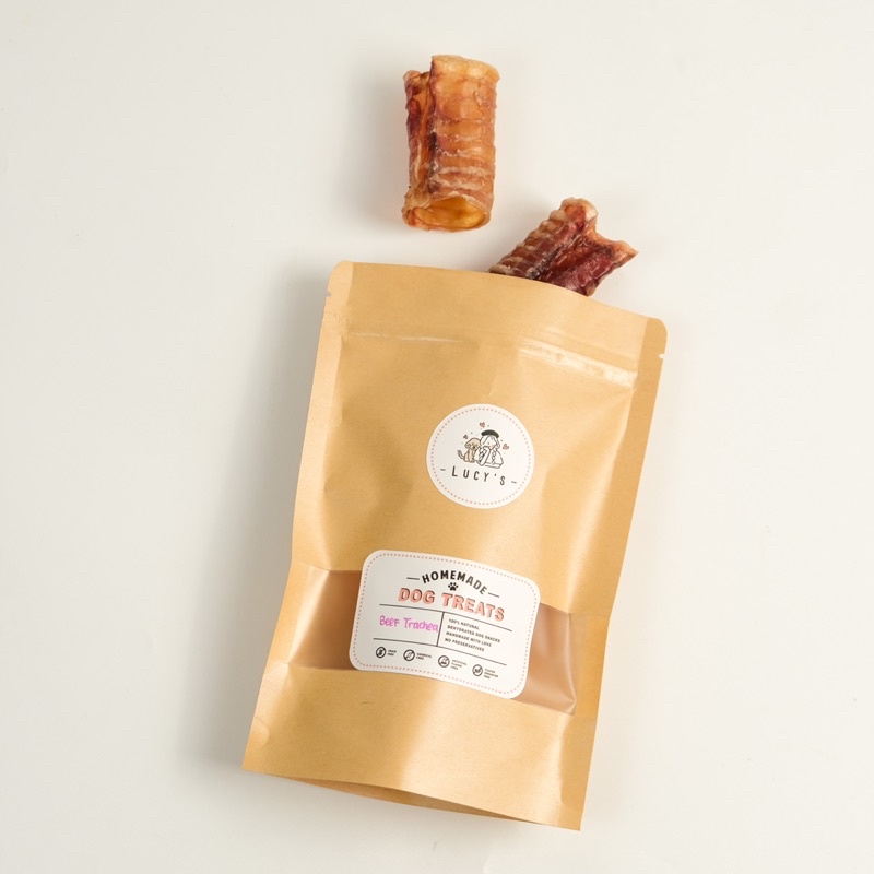Beef Trachea 1 piece Tenggorokan Sapi Cemilan Anjing Dehydrated Dog Chew Snacks Premium Snack Anjing