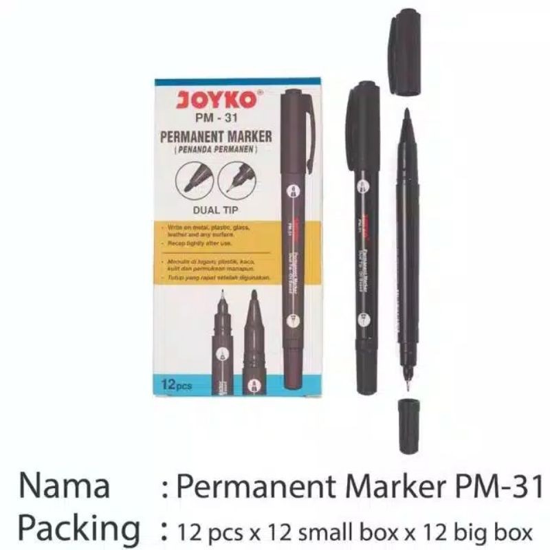 

SPIDOL PERMANENT MARKER PM-31 JOYKO (SATUAN)