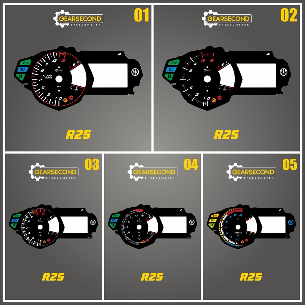 Jual PANEL SPEEDOMETER CUSTOM YAMAHA R25 GEARSECOND JAKARTA Shopee