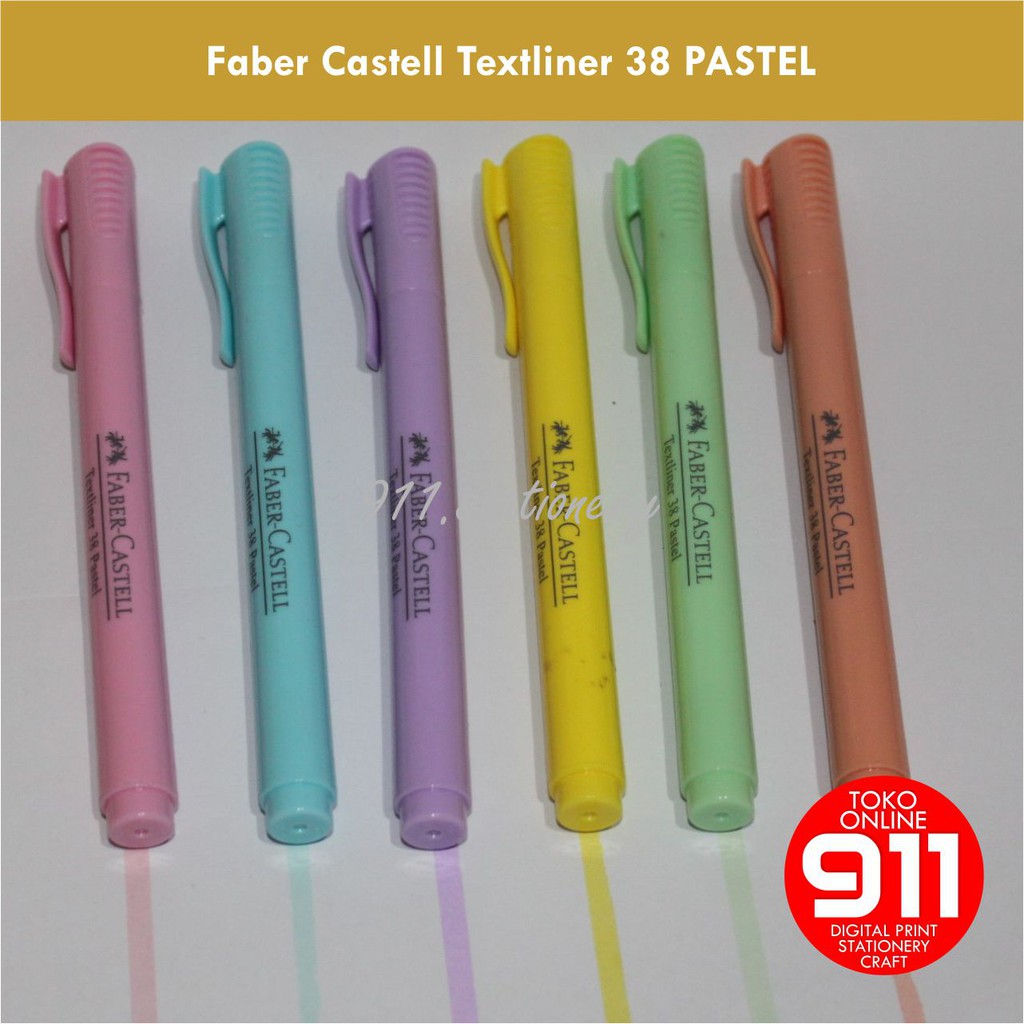 

TEXTLINER 38 PASTEL FABER CASTELL