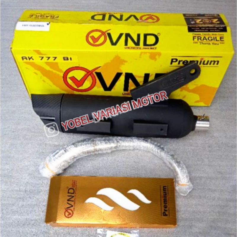 KNALPOT RACING VND AK777 AK 777 PREMIUM MOTOR YAMAHA AEROX 155