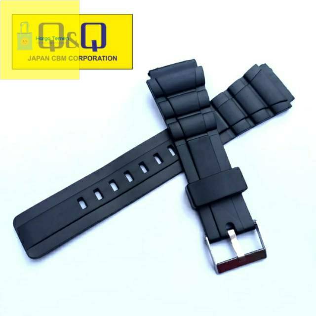 Tali Jam Tangan Q&Q DATABANK SUPERIOR MMW-3 MMW3P MMW3P101Y HITAM
