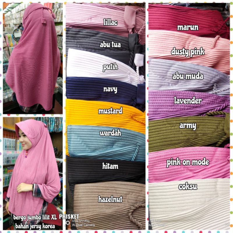 Bergo Plisket Jumbo