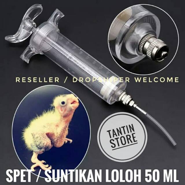 Spet Suntikan Loloh 50 ml Burung Parrot